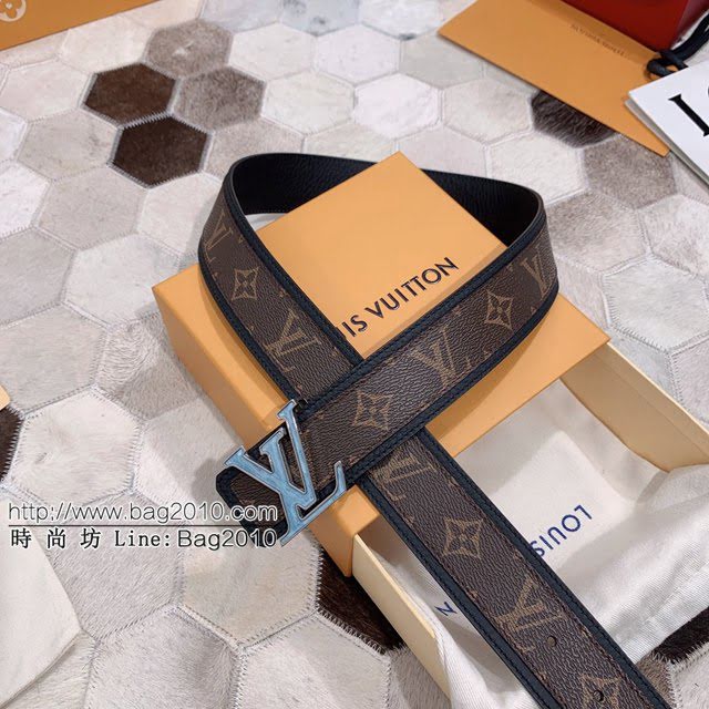 LV新款皮帶 路易威登高端男士腰帶 精緻手工繪邊  jjp1629